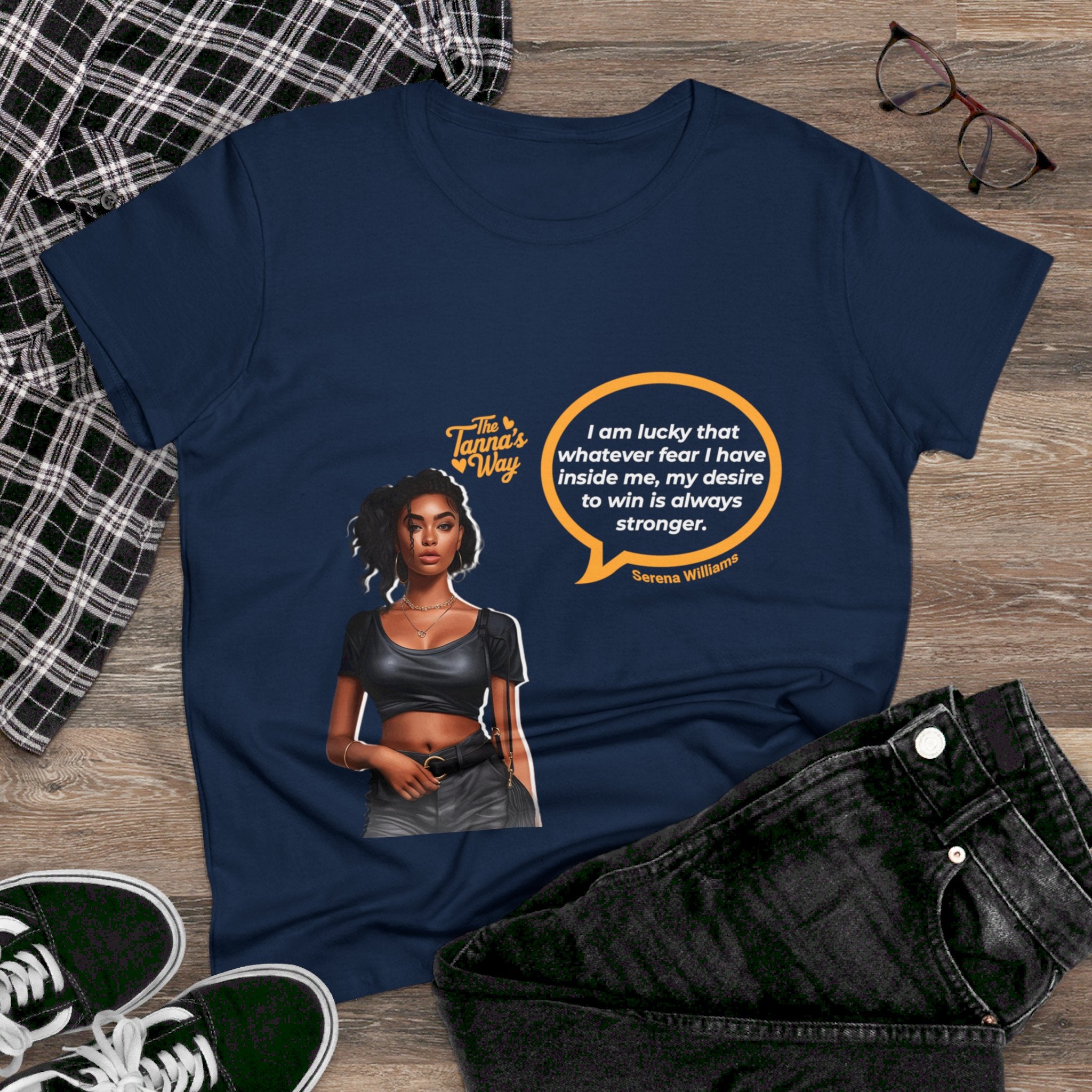Serena Williams | Women's Midweight Cotton Tee